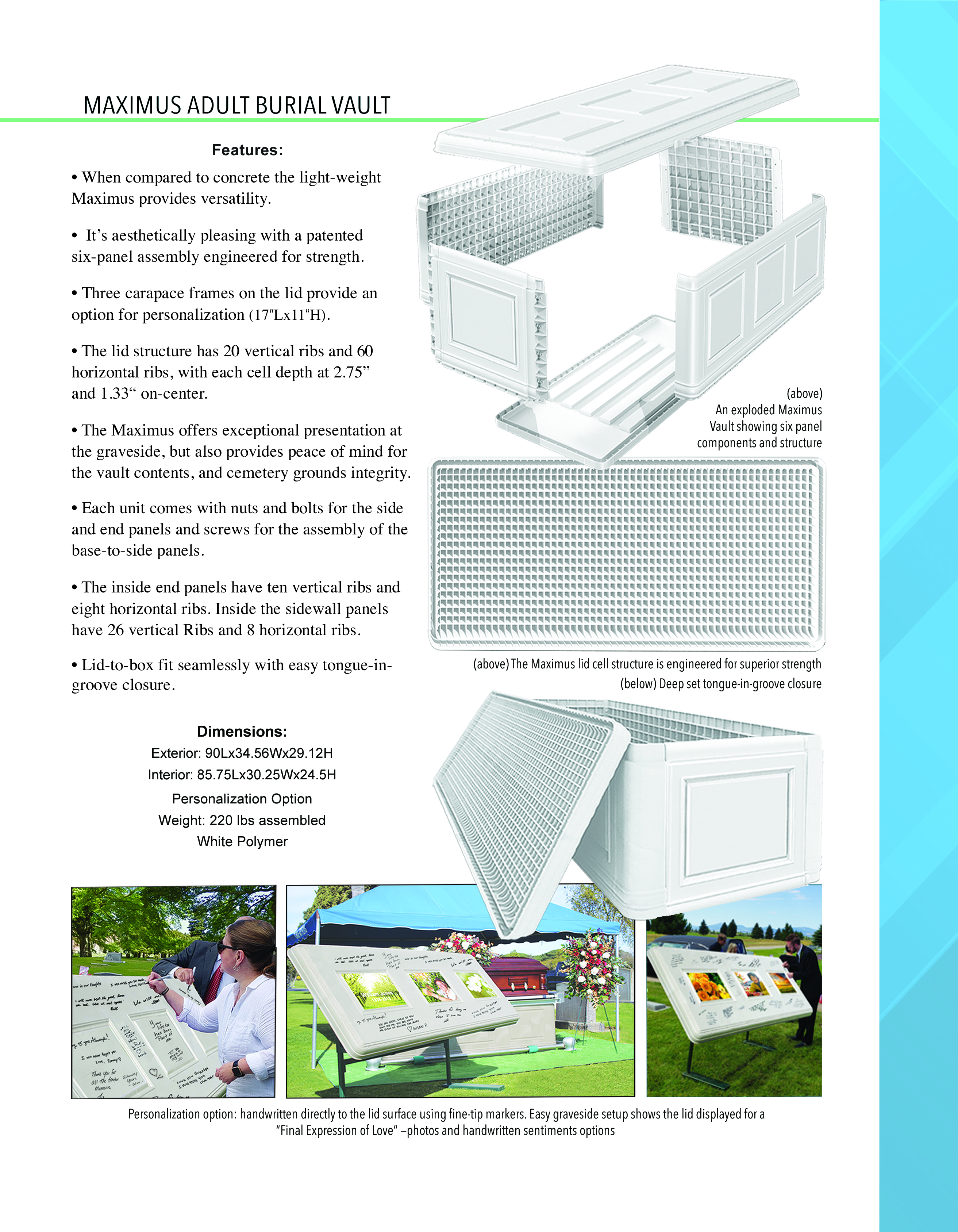The Maximus Burial Vault Features